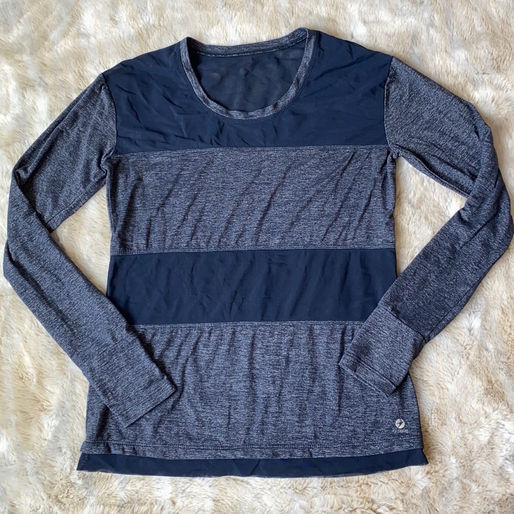 Oiselle Drop Top Mesh Long Sleeve